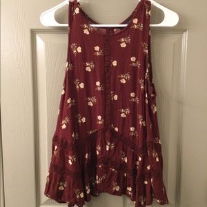 AEO Peplum Top